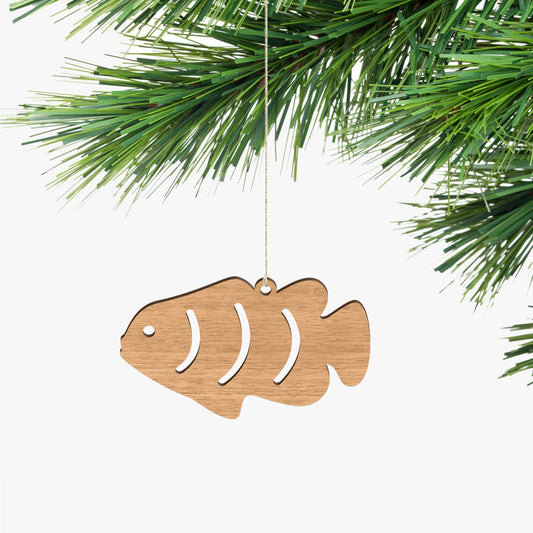 Clownfish Souvenir Ornament - Tasmanian Oak Wood